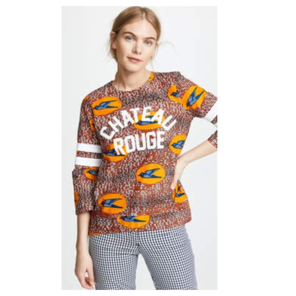 Maison Chateau Rouge Wax Bird Top - Picture 1 of 5